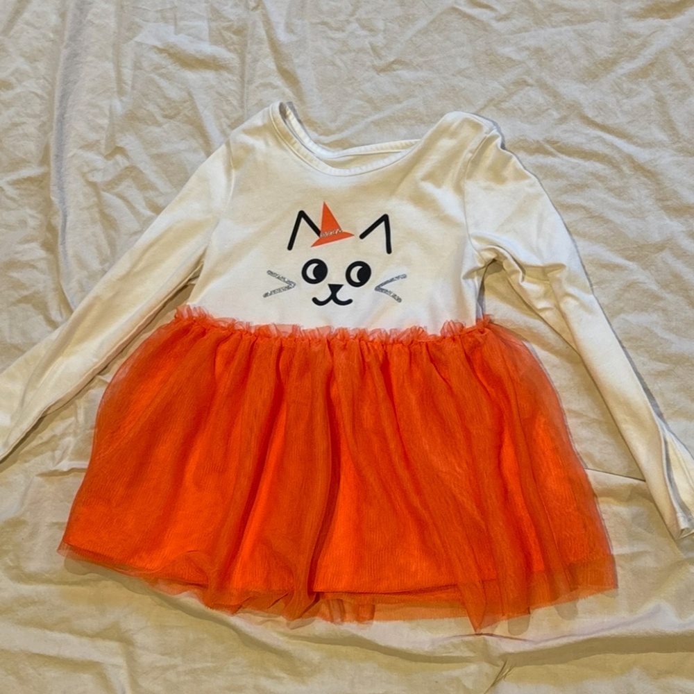 Cat & Jack Halloween cat tunic size 5T